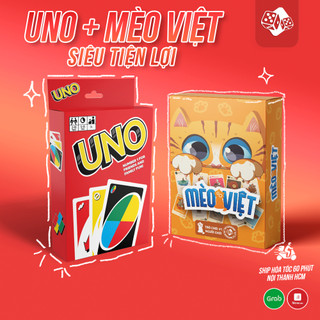 Combo Bài Mèo Việt + UNO - TOP BOARDGAME - Siêu Tiện lợi