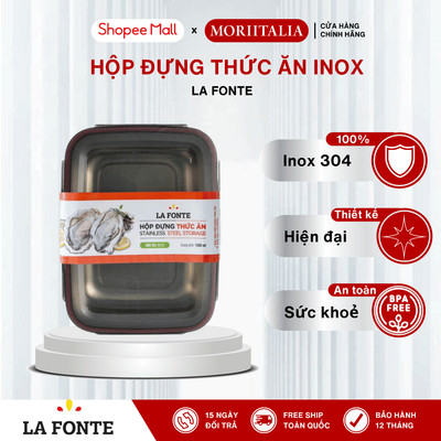 Hộp đựng thức ăn Inox 304 600ml La Fonte - 002011
