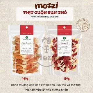Snack cho chó Natural Core Thịt cuộn sụn thỏ