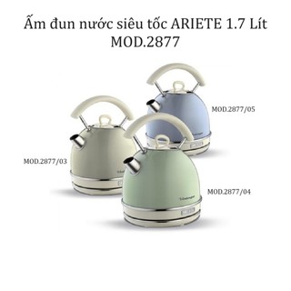 Mod.2877 ấm đun nước siêu tốc ariete 1.7 lít mod.2877/03 - mod.2877/04 - mod.2877/05