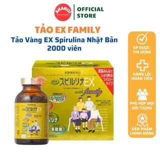 Tảo vàng ex spirulina nhật bản 2000 viên