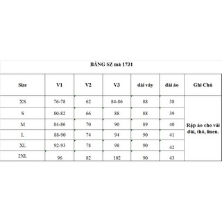 Rập giấy A0 mã 1731 - Set váy áo nữ