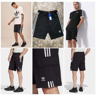 (HÀNG XUẤT XỊN) Quần Short das nam 3 sọc cổ điển TREFOIL CARGO SHORTS Q3229 148 3-STRIPES SHORTS Made in Cambodia full t