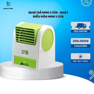 Quạt Đá Mini 2 Cửa - Quạt Điều Hòa Mini 2 Cửa