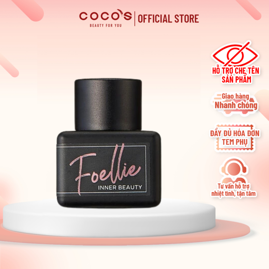 Nước Hoa Vùng Kín Hương Thơm Nồng Nàn Mãnh Liệt Foellie Eau De Innerb Perfume 5ml - Bijou Best Seller [MÀU ĐEN]