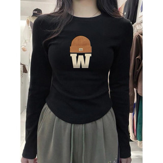 ÁO THUN TAY DÀI CỔ TRÒN IN CÁI NÓN W BOONG STORE WNON