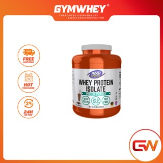Now Whey Protein Isolate 5lbs Sữa Tăng Cân, Tăng Cơ, Hỗ Trợ Hấp Thụ Cho Người Tập Luyện