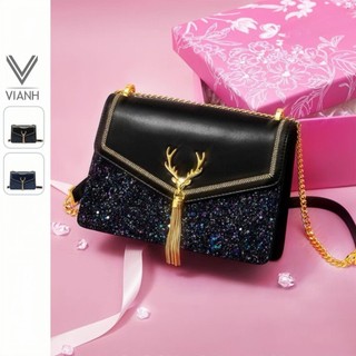 Túi xách nữ đi tiệc Just Star đi dự tiệc đám cưới đi chơi sang trọng lấp lánh vừa ViAnh Store 172555