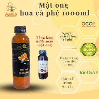 Mật ong hoa cà phê Phương Di chai thủy tinh 500ml