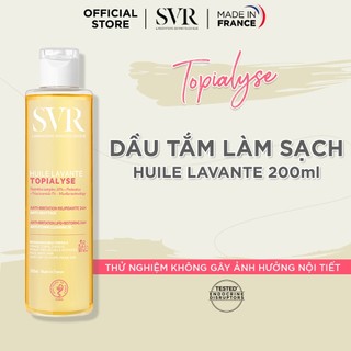Dầu làm sạch, dưỡng ẩm da SVR TOPIALYSE Huile Lavante 200ml