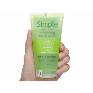 Sữa rửa mặt simple MẪU MỚI 150ML