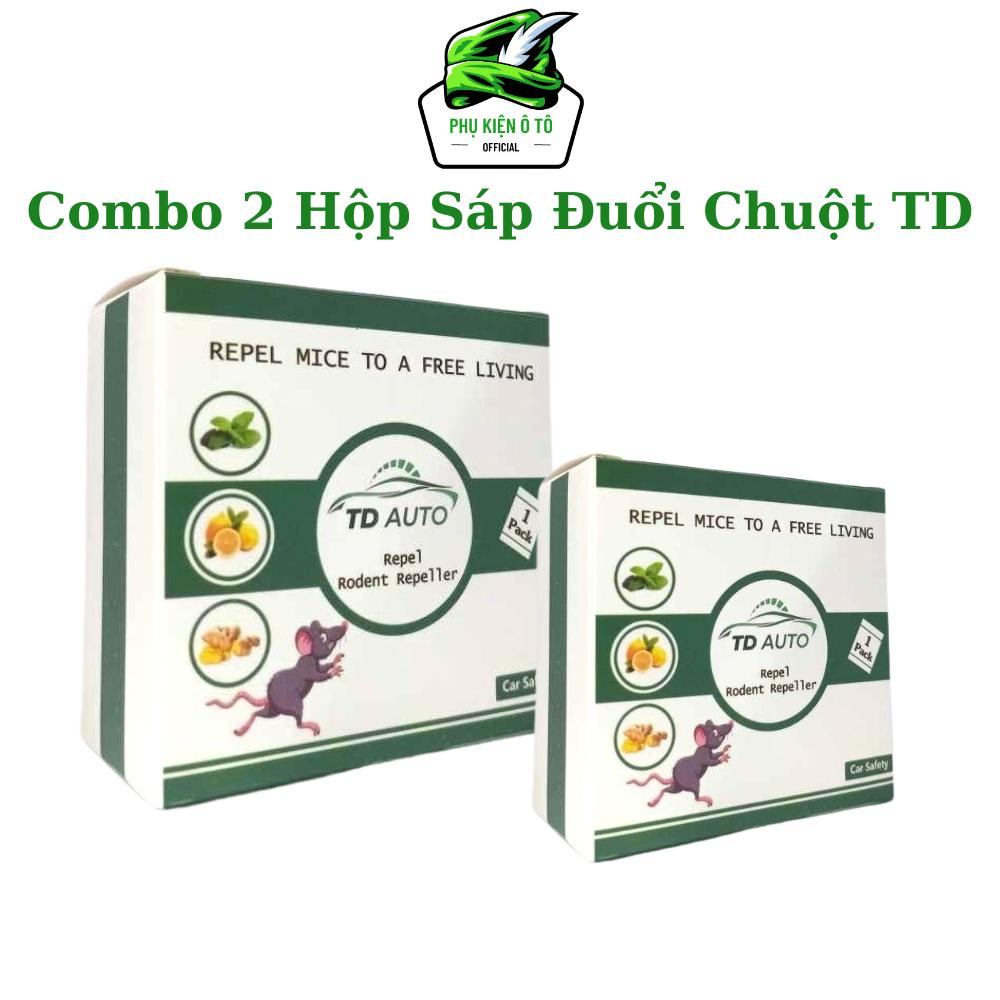 Combo 2 Hộp Đuổi Chuột - Gel Đuổi Chuột - Sáp Đuổi Chuột - Chuyên Dụng Cho Ô Tô Thương Hiệu Mỹ TD