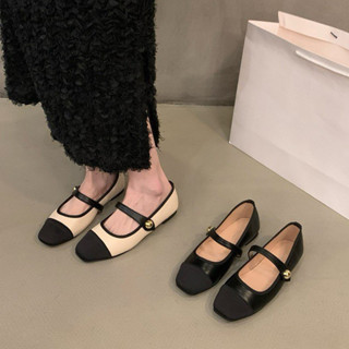 (Phom TO 1.5  Chân gầy bình thường Lùi 1 size)  Giày búp bê mary jane  êm mền cao cấp GJ18