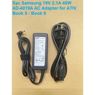 ⚡️ Sạc Samsung 19V 2.1A 40W AD-4019A AC Adapter for ATIV Book 5 - Book 9