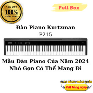  ĐÀN PIANO ĐIỆN KURTZMAN KZM P215 – PORTABLE DIGITAL PIANO KURTZMAN P215 