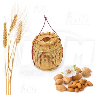 Giỏ mây tre / Giỏ cá nhí (mini) - Phụ kiện decor, trang trí chụp hình sản phẩm, đạo cụ trong giảng dạy.