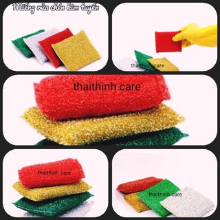 Combo 4 miếng cước kim tuyến chùi xoang nồi rửa chén