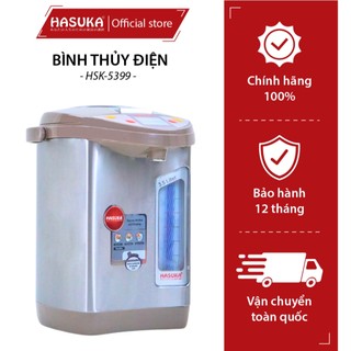 Bình thủy điện đa năng hasuka hsk-5399 chính hãng, bình đun nước giữ nhiệt cao cấp 3.5l công suất 1500w - bh 12 tháng