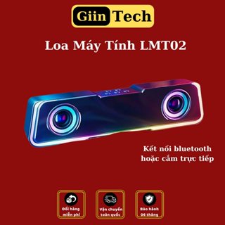 Loa Máy Tính Bluetooth Đèn Led Neon - Loa Vi Tính Bass Lớn Âm Thanh HIFI LMT02