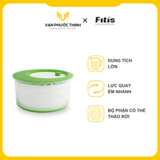 Rổ Quay Rau Quả Fitis Nora Salad Spinner - Chính hãng - Vạn Phước Thịnh