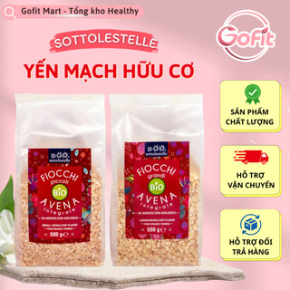 Yến mạch nguyên cám hữu cơ - sottolestelle - 500g