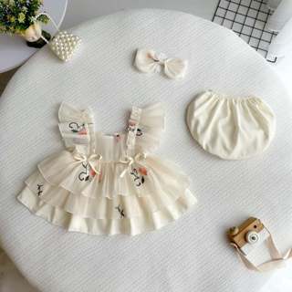 Váy công chúa cho bé gái kèm turban chất liệu voan tơ mềm mại ⚡FREESHIP⚡ Đầm bé gái, Váy trẻ em thiết kế siêu dễ thương