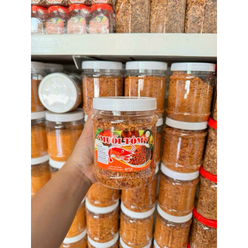 77K Hủ 500g muối tôm Tây Ninh loại đặc biệt