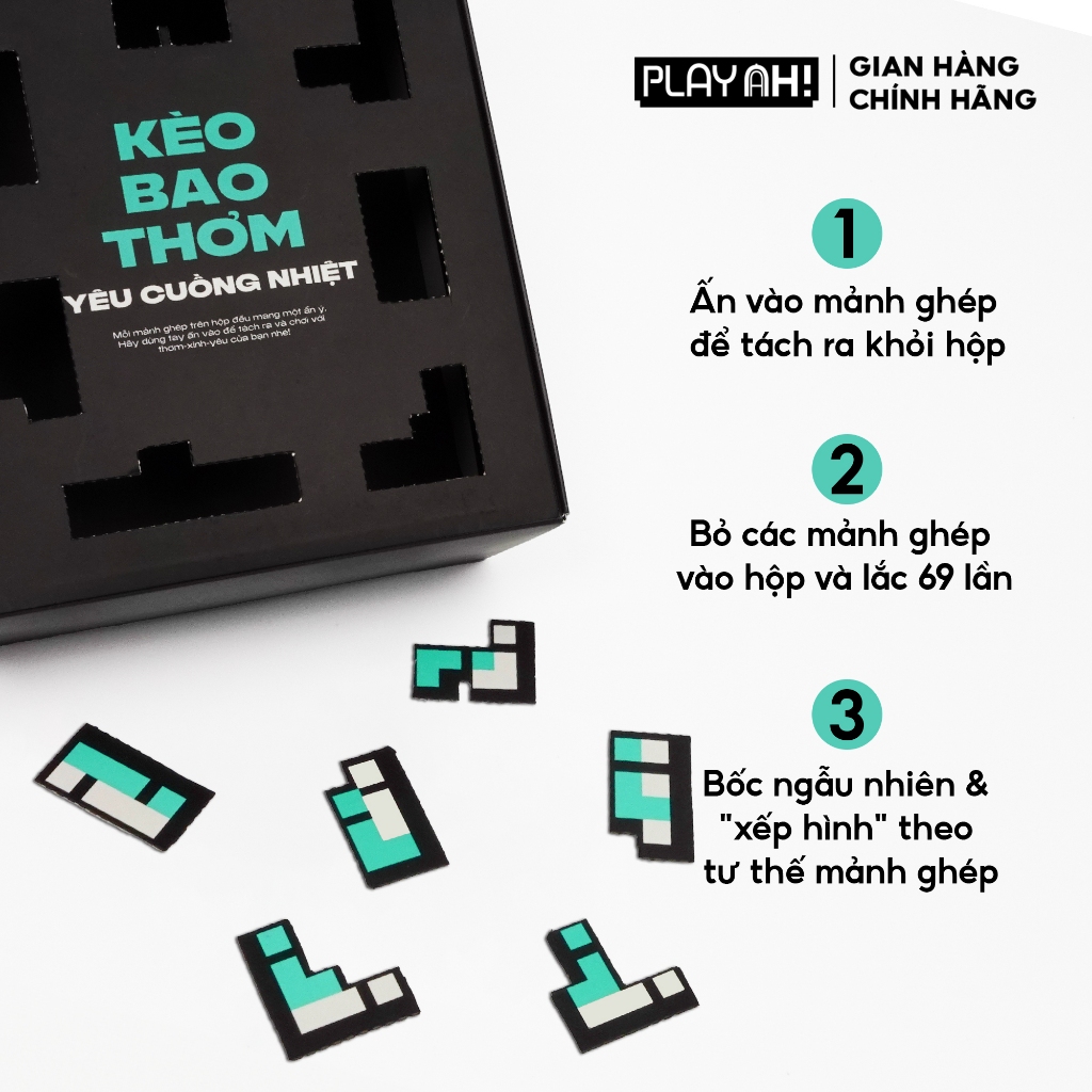 Bao Cao Su PlayAh Extra Dots Thêm Gai Hộp 3/10 52mm