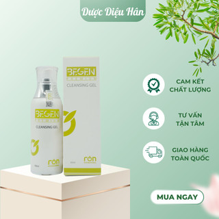 Gel rửa mặt cleansing gel begen premium ron giúp loại bỏ bụi bẩn bã nhờn hiệu quả