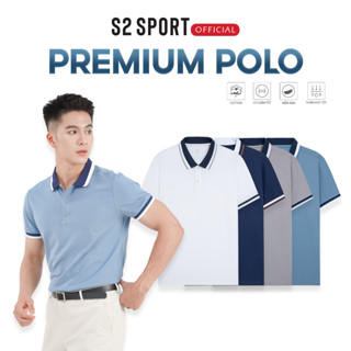 Áo polo nam S2 SPORT áo thun nam có cổ  chất cotton CVC cao cấp co giãn 4 chiều thoáng mát - SPL06