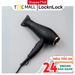 Máy sấy tóc locknlock máy sấy công suất cao 2 chiều chính hãng cao cấp màu đen ena146blk t2c mall