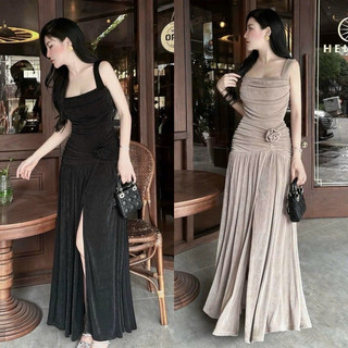 ĐẦM MIDI HAI DÂY XẺ ĐÙI (KÈM VIDEO HÌNH THẬT)