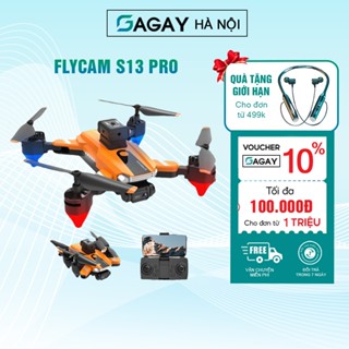 Flycam Mini S13 PRO máy bay không người camera góc rộng, flycam mini giá rẻ, dung lượng pin lớn bảo hành 12 tháng