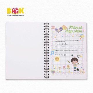 Sổ Giấy Lò Xo Take Note Toán 5 cỡ A5 (Phiên Bản Mới Nhất)