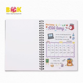 Sổ Giấy Lò Xo Take Note Toán 5 cỡ A5 (Phiên Bản Mới Nhất)