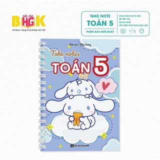 Sổ giấy lò xo take note toán 5 cỡ a5