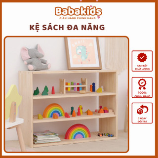 Kệ Tủ Đựng Đồ Chơi, Sách Vở cho bé, Kệ Gỗ Đa Năng tiện dụng