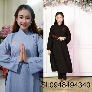 ĐỒ LAM ĐI CHÙA - ÁO TRÀNG NAM NỮ VẢI SILK VÀ KATE