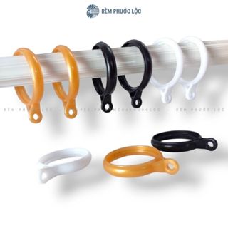 Vòng Treo Rèm Xếp Ly - Khoen Treo Rèm 40mm - Nhựa Nguyên Sinh Cao Cấp Chịu Lực Chắc Chắn, Bền Bỉ