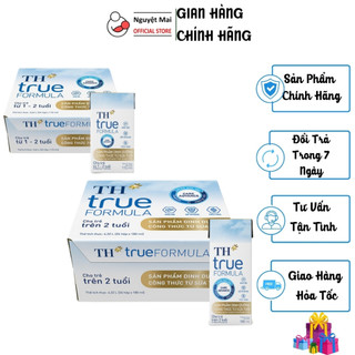  1 Thùng 24 hộp Sữa bột pha sẵn TH True Formula 110ml 180ml - Sữa công thức từ sữa tươi 