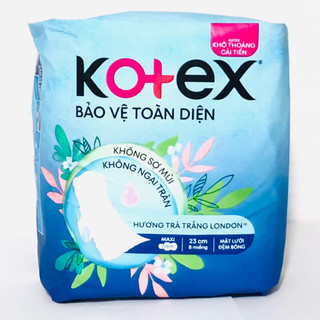 Băng vệ sinh Kotex Khô thoáng Maxi cánh 23 cm gói 8 miếng