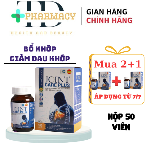 GLUCOSAMIN DƯỠNG KHỚP JOINT CARE PLUS GIẢM THOÁI HÓA KHỚP, ĐAU KHỚP,MỎI KHỚP,GIÚP KHỚP HOẠT ĐỘNG TỐT