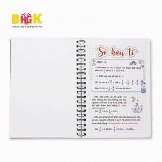 Sổ Giấy Lò Xo Take Note Toán 7 cỡ A5 (Phiên Bản Mới Nhất)