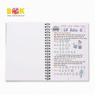 Sổ Giấy Lò Xo Take Note Toán 7 cỡ A5 (Phiên Bản Mới Nhất)