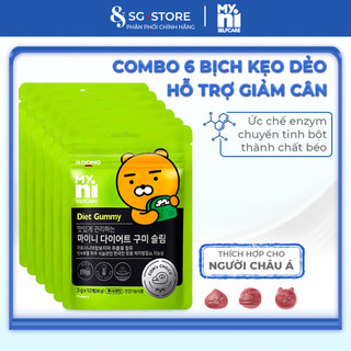  Kẹo dẻo hỗ trợ giảm cân Myni Diet Gummy gói 36g (3g x 12 viên)