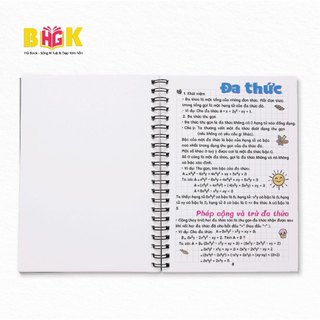 Sổ Giấy Lò Xo Take Note - Toán 8 cỡ A5 (Phiên Bản Mới Nhất)