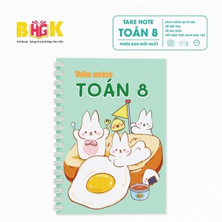 Sổ giấy lò xo take note - toán 8 cỡ a5