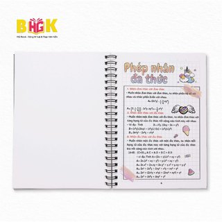 Sổ Giấy Lò Xo Take Note - Toán 8 cỡ A5 (Phiên Bản Mới Nhất)