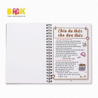 Sổ Giấy Lò Xo Take Note - Toán 8 cỡ A5 (Phiên Bản Mới Nhất)