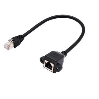 Dây Mạng Nối Dài Đầu RJ45 Đực sang RJ45 Cái Bắt Vít Dài 1m